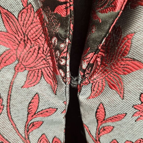 Guillaume Womens Floral Blazer Jacket Size L - Picture 7 of 10